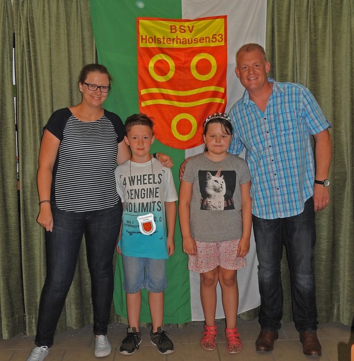 Kinderkönigspaar 2018-2022: Lukas und Anouk-Theresia