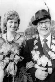 Königspaar 1975-1977: Heinz Ritter und Helga Schweers