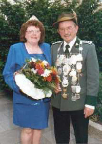 Königspaar 1995-1997: Wilhelm Stranimaier und Angelika Sczesny