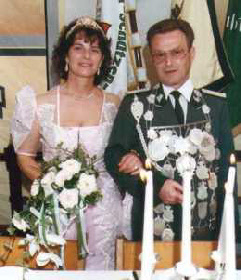 Kaiserpaar 1997-1999 (1. Kaiserpaar): Peter Löbardt und Monika Kotus