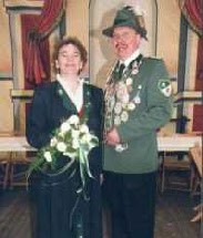 Königspaar 1999-2001: Rolf Schröter und Bernadette Heisterkamp