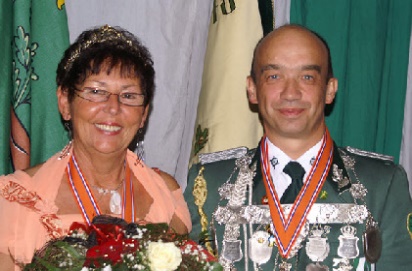 Königspaar 2007-2009: Ingolf Indenbirken und Marion Hertel