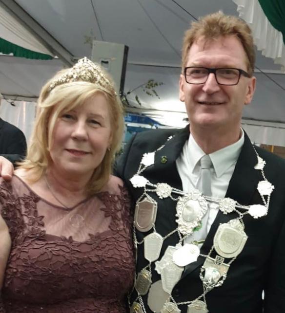 Königspaar 2019-2023: Magnus Kimmeskamp und Manuela Husch
