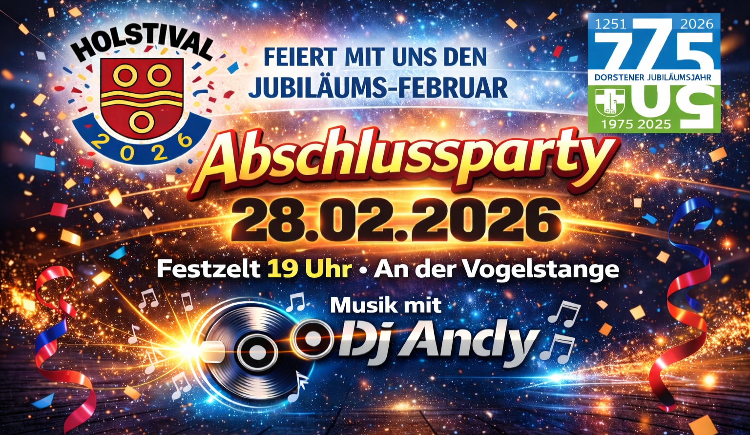 Abschlussparty am 28.02.2026